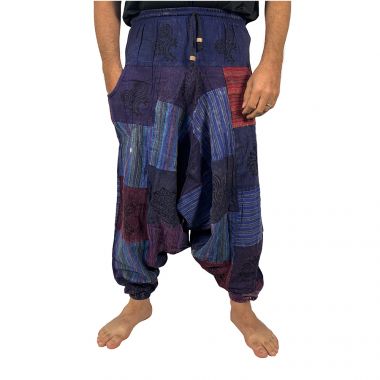 Purple Patchwork Harems