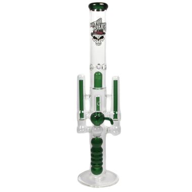 Chongz Deluxe Dr Death 52cm Percolator Bong - Green "Sideshow Rob"