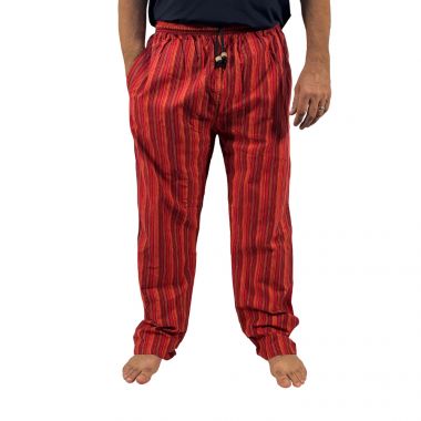Striped Cotton Trousers