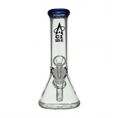 Cheeky One Sci-Fi 'Horizon' Glass Bong - Blue