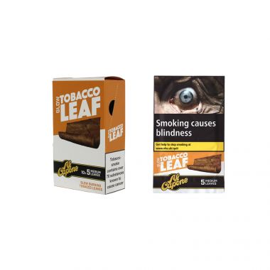 Al Capone Tobacco Leaf Wraps 5 Pack - Glow