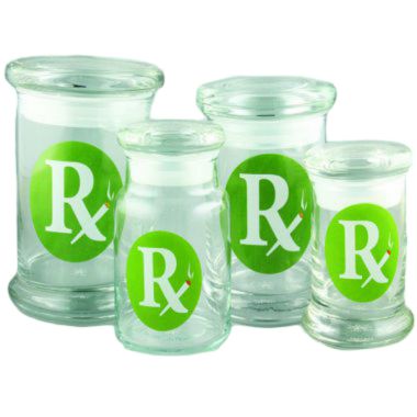420 Classic Pop Top Jar Rx Green