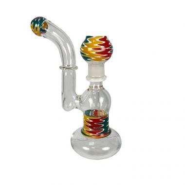 Rasta Zigzag Oil Bubbler
