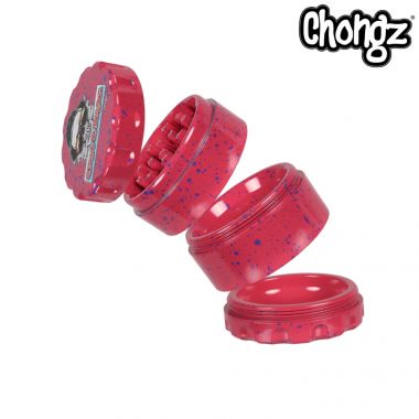 Chongz 'Hunter S' 4-Part Hot Pink Sifter Grinder