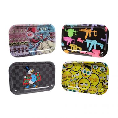 Assorted Metal Rolling Trays