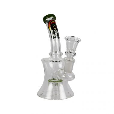 Cool Krew Glass Travel Bong with Showerhead Percolator 14 cm