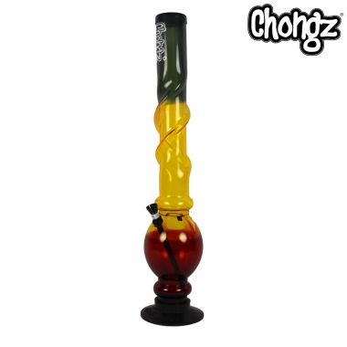 Chongz "Rasta Twist" 50cm Acrylic Ice Bubble Bong