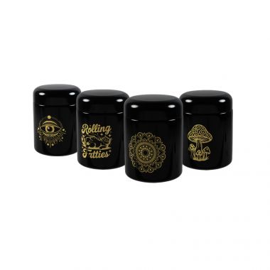 Ultraviolet Tinted 250ml Glass Storage Jar