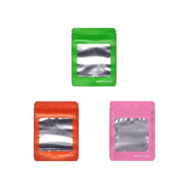Plain Mylar Bag 3.5g with Square Window