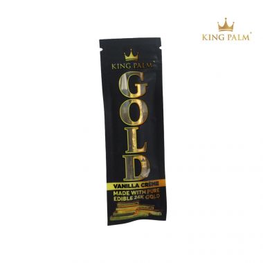 King Palm 24K Edible Gold Vanilla Creme Pre-Rolled Blunt