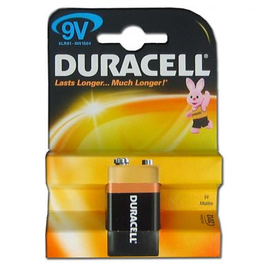Duracell 9v Battery (Double Pack)
