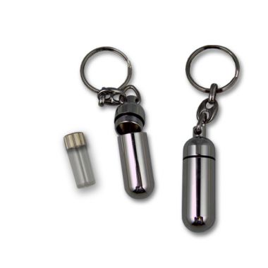 Concealed Snuff Stash Bottle Keyring