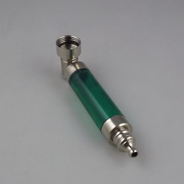 Fat Transparent US Pipe Long - Green