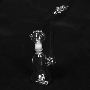 Glass Oil Bubbler with Dome