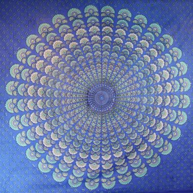 Vibrant Peacock Mandala Bedspreads