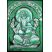 Ganesha with Gada Batik Small - Green