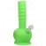 Silicone Round Base Bong - Glow in the Dark Green