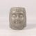 Ceramic Oil Burner Buddha Head Medium - Stone