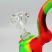 Image 2 of Rasta Silicone Bubbler Type Waterpipe 12.5cm