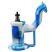 Bounce Silicone Dab Rig -  Blue/White 