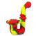 Bounce 13.5cm Silicone Watson Pipe - Rasta