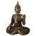 Image 1 of Sitting Thai Buddha Gold Fabric Statuette 