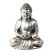 Image 1 of Polyresin Metallic Buddha 25cm