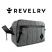 The Stowaway Travel Bag by Revelry - Striped Dark Grey