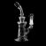 Image 1 of D-Lux 19cm Glass Diffuser Bong/ Oil Rig