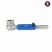 Basil Bush Liquid Filled Glass Pipe - Blue