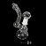 Image 2 of Vintage Glass Oil Bubbler