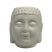 Ceramic Oil Burner Buddha Head Extra Large - Ivory