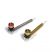 Image 1 of 13cm Glass Spring Pipe with Metal Bowl