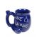 Ceramic Pipe Coffee Mug - Blue 'Wake & Bake'
