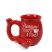 Ceramic Pipe Coffee Mug - Red 'Premium Roast & Toast'