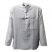 Image 3 of Plain White Cotton Grandad Shirt