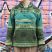 Image 1 of Green Nepalese Bohemian Shayma Pullover Jacket
