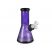 Basil Bush Frosted Glass 20cm Ice Beaker Bong - Purple