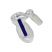Postmodern Glass Ash Catcher - Flamboyant Blue (14mm)