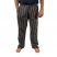 Striped Cotton Trousers - Brown - Large