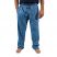 Striped Cotton Trousers - Light Blue - Extra Large