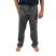Striped Cotton Trousers - Black & Cream - Large