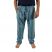 Striped Cotton Trousers - Turquoise - Extra Large