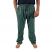 Striped Cotton Trousers - Light Green - Extra Large