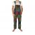 Patchwork Midweight Cotton Dungarees - Green - Extra Extra Large