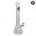 Basil Bush Heavy Duty Glass Ice Bong - Large - Solid White