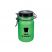 Headchef Frosted Glass Clip Top Storage Jars - Green - Large (240ml)