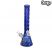 Chongz 40cm "Twisted Melon" Twisted Glass Beaker Bong - Blue