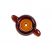 Image 2 of Amber 2-Bead Handle 14.5mm Male Bowl