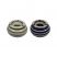 Image 1 of Round Duo Stripes Ceramic Ashtray